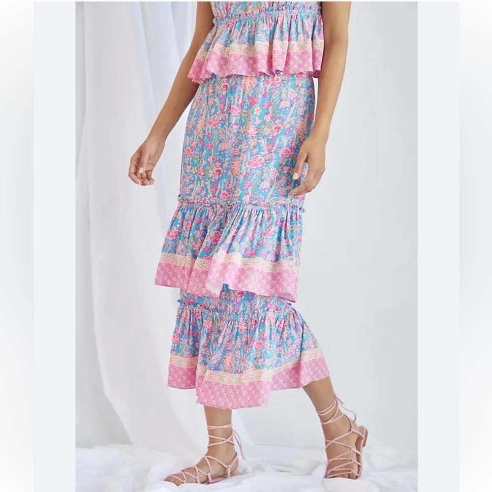 Plenty by Tracy Reese Floral Tiered Skirt​​